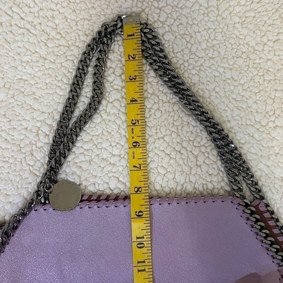 STELLA MCARTNEY Falabella reversible fold over purple tote - Picture 10 of 14